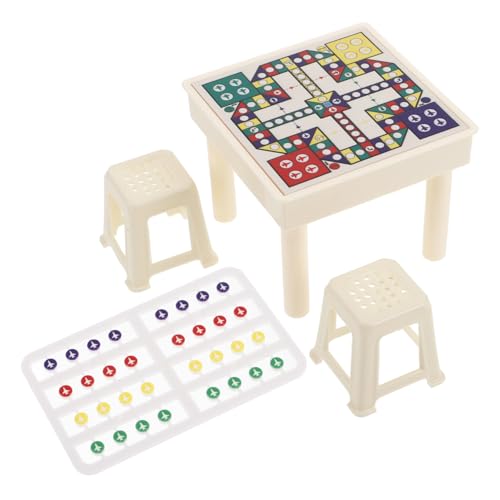 Abaodam 1 Set DIY Miniatur Set Mit Mini Möbel Fliegen Schach Spiel Zeichenbretter Für Kinder Puppenhaus Dekoration Und Pädagogisches Spielzeug von Abaodam