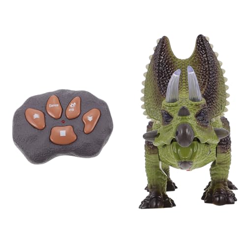 Abaodam 1 Set Elektrisch Leuchtender Triceratops Dinosaurier für Fernbedienung Walking Roaring Feature für Geburtstage und Themenpartys Engagierendes Spielen für Jungen Abaodam 1 Set Elektrisch Leuchtender Triceratops Dinosaurier für Fernbedienung Walking Roaring Feature für Geburtstage und Themenpartys Engagierendes Spielen für Jungen von Abaodam