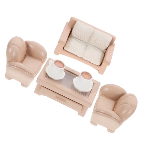 Abaodam Miniatur-Sofa Zum Basteln Für Jungen Und Mädchen Puppenhausmöbel Rollenspiel-Sets Kunstharz Miniatur-hausdekor Abaodam Miniatur-Sofa Zum Basteln Für Jungen Und Mädchen Puppenhausmöbel Rollenspiel-Sets Kunstharz Miniatur-hausdekor von Abaodam