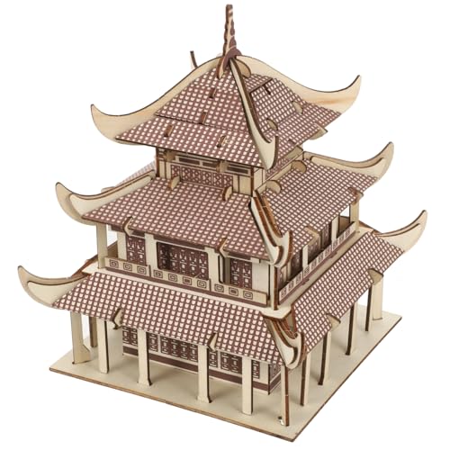 Abaodam 1 Set Gebäude 3D Puzzle Aufkleber Fuchs Pole Faltbarer Behälter Mini Reiniger Elektrischer Reißverschluss Bitte Schweben Zarter Fotohalter Blütenblatt Teelicht Durchgehender von Abaodam