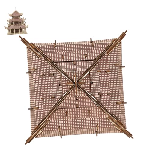 Abaodam 3D-Puzzle-Set Für Antike Chinesische Tempel Großes Holzbaumodell-Set Für Erwachsene von Abaodam