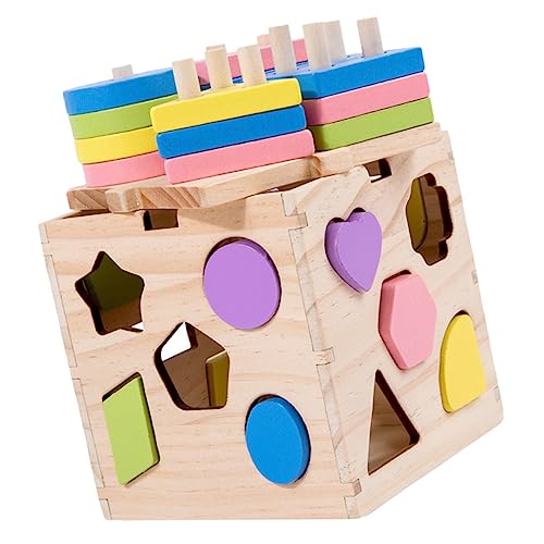 Abaodam 1 Set Geometrischer Formen Sortierer Holzspielzeug Für Lustiges Sensorisches Zur Frühkindlichen Von Und Kleinkind Abaodam 1 Set Geometrischer Formen Sortierer Holzspielzeug Für Lustiges Sensorisches Zur Frühkindlichen Von Und Kleinkind von Abaodam