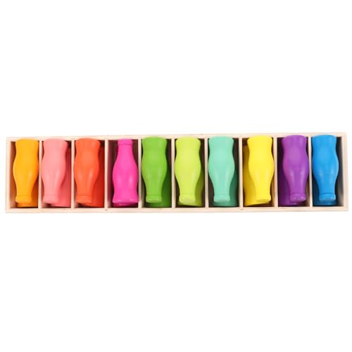 Abaodam 1 Set Holz-farbsortierspiel, Lernspielzeug Für Kinder, Verbessert Die Kognitiven Und Motorischen Fähigkeiten, Für Das Spielen Im Innen- Und Außenbereich von Abaodam