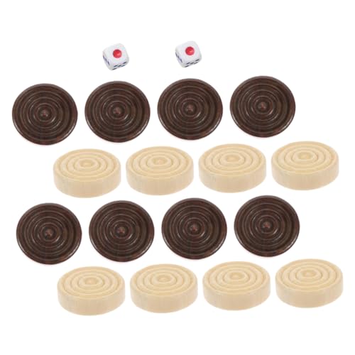 Abaodam 1satz Klassisches Holzspiel Zubehörset Teiliges Set Mit Runden Schach Und Dame-spielmarkern Für Brettspiele Und Kreative Spielaktivitäten Inkl Hellen Und Dunklen Figuren Sowie Abaodam 1satz Klassisches Holzspiel Zubehörset Teiliges Set Mit Runden Schach Und Dame-spielmarkern Für Brettspiele Und Kreative Spielaktivitäten Inkl Hellen Und Dunklen Figuren Sowie von Abaodam