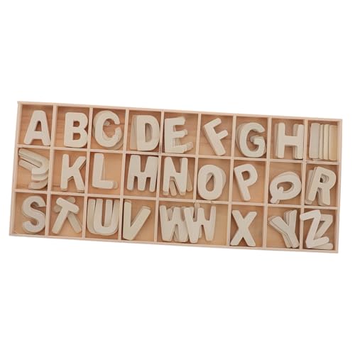 Abaodam 1 Set Holzbuchstaben Graffiti Bastelarbeiten Unlackierte Holzscheiben Holzbuchstaben Ausschnitte Holzbuchstaben Ausschnitt Sortierspiele Kleinkindaktivitäten von Abaodam