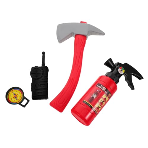 Abaodam 1 Set Kinder Feuerwehrmann Spielzeug Feuerlöscher Rollenspiel Zubehör Feuerwehrmann Verkleidung Kostüm Rollenspiel Party Favors Cosplay Requisiten Karrieretag Event Supplies von Abaodam