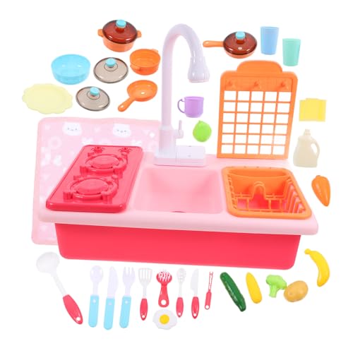 Abaodam 1 Set Kindergeschirrspüler Spielküche Matschküche Eisspielzeug Küchengeräte Essen Küchenspielzeug Kinderküche Wassertisch Spielzeugküche Wassertrog Kunststoff Rosa Abaodam 1 Set Kindergeschirrspüler Spielküche Matschküche Eisspielzeug Küchengeräte Essen Küchenspielzeug Kinderküche Wassertisch Spielzeugküche Wassertrog Kunststoff Rosa von Abaodam