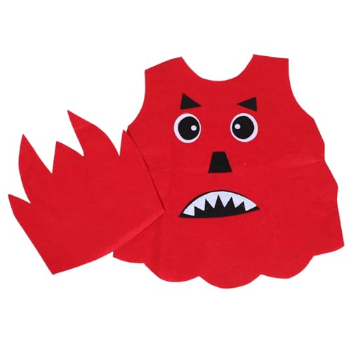 Abaodam 1 Set Kinderkostüm Für Jungen Und Mädchen Flammenmonster Rollenspielkleidung Mit Hut Für Für Bühnenauftritte Leicht Zu Tragendes Kostüm Abaodam 1 Set Kinderkostüm Für Jungen Und Mädchen Flammenmonster Rollenspielkleidung Mit Hut Für Für Bühnenauftritte Leicht Zu Tragendes Kostüm von Abaodam