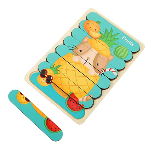 Abaodam 1 Set Kinderpuzzle Kleinkindpuzzles Spielzeug Holz Gemüse Obst Puzzle Lernpuzzle Holzpuzzles Für Kinder Holzpuzzles Für Kleinkinder Gemüseobst Puzzle Spielzeug Spielzeug von Abaodam