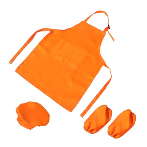Abaodam 1 Set Kinderschürze Schürzen Kleinkind Schürze Hüte Koch Verkleidung Kleidung Schürze Verstellbare Kochschürze Für Malschürze Kinderschürze Kinderkochschürze Polyester Orange Abaodam 1 Set Kinderschürze Schürzen Kleinkind Schürze Hüte Koch Verkleidung Kleidung Schürze Verstellbare Kochschürze Für Malschürze Kinderschürze Kinderkochschürze Polyester Orange von Abaodam