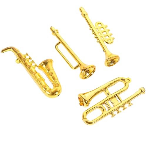 Abaodam 1 Set Klassisches Musikinstrument Winziges Klassisches Instrumentenspielzeug Miniaturflöte Für Mini Musikinstrumentenmodell Frühes Lernspielzeug Mini Violine Mini Häuser von Abaodam