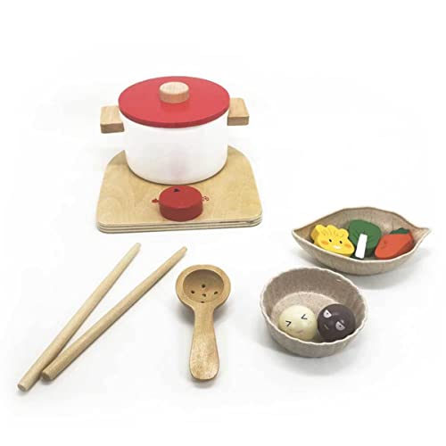 Abaodam Küchenset Holz Hotpot Kochspielzeug Für Kinder Kinder Kochspiel Holz Rollenspiel Abaodam Küchenset Holz Hotpot Kochspielzeug Für Kinder Kinder Kochspiel Holz Rollenspiel von Abaodam