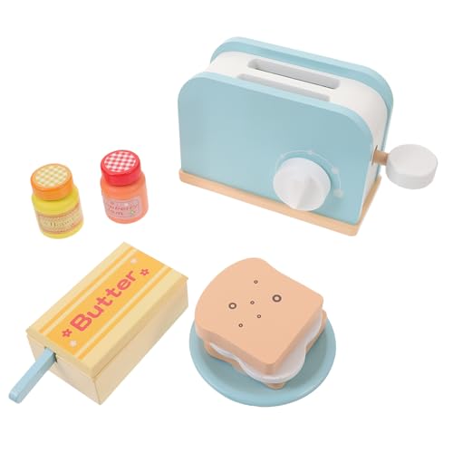 Abaodam 1 Set Küchen-Toaster-Set, Brotbackmaschine für Früherziehung, Geburtstag, entwickelt Kreativität und Phantasie, lustiges Rollenspiel, Küchenzubehör für Jungen Abaodam 1 Set Küchen-Toaster-Set, Brotbackmaschine für Früherziehung, Geburtstag, entwickelt Kreativität und Phantasie, lustiges Rollenspiel, Küchenzubehör für Jungen von Abaodam