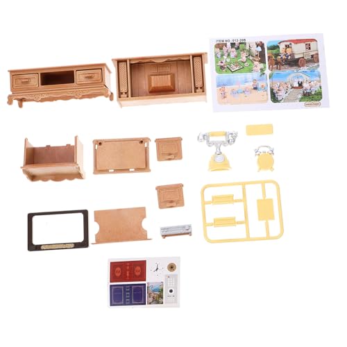 Abaodam 1 Set Kunststoff Puppe Decor Tiny Möbel Retro von Abaodam