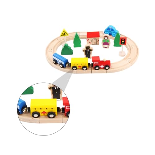 Abaodam 1 Set Lernpuzzle mit Zug, verbessert die Feinmotorik, Kreativität, Geburtstag für Jungen und fesselnde Eisenbahnspiele von Abaodam