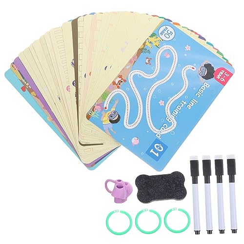 Abaodam 1 Set Löschstift Handschrift Übungen Für Lernkarten Stiftkontrolle Übungsbuch Karten Für Die Stiftkontrolle Trainingskarte Lernbuch Grün Abaodam 1 Set Löschstift Handschrift Übungen Für Lernkarten Stiftkontrolle Übungsbuch Karten Für Die Stiftkontrolle Trainingskarte Lernbuch Grün von Abaodam