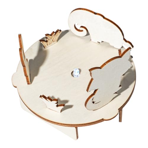 Abaodam 1 Set Materialpaket Wissenschaftsbausätze Kinderbausatz Wissenschaftsbausatz Für Mädchen Bausätze Beige Holz von Abaodam