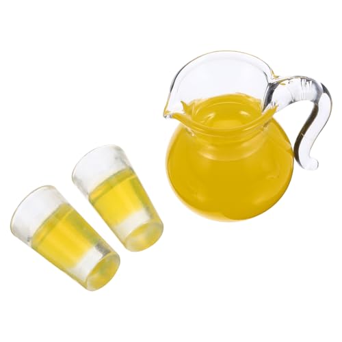 Abaodam 1 Set Mini-Saftkessel mit Miniaturbechern, realistische Puppenhaus-Dekoration zum Spielen, Küchenzubehör, lebendiger Saft für Spielsets und Heimdekoration Abaodam 1 Set Mini-Saftkessel mit Miniaturbechern, realistische Puppenhaus-Dekoration zum Spielen, Küchenzubehör, lebendiger Saft für Spielsets und Heimdekoration von Abaodam
