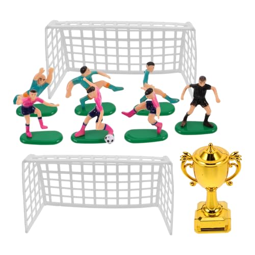 Abaodam 1 Set Mini-trophäenmodell Für Puppenhaus, Miniatur-Kunststoff-fußballspieler, Fußball-Themen-kuchenaufsatz, Puppenhaus-Kunststoff-fußballspieler-tornetz Abaodam 1 Set Mini-trophäenmodell Für Puppenhaus, Miniatur-Kunststoff-fußballspieler, Fußball-Themen-kuchenaufsatz, Puppenhaus-Kunststoff-fußballspieler-tornetz von Abaodam