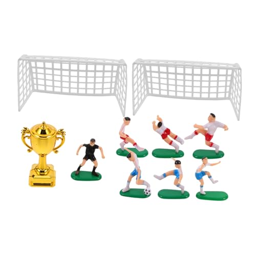 Abaodam 1 Set Mini-trophäenmodell Für Puppenhaus, Miniatur-tornetz, Fußballspieler, Fußball-Themen-kuchenaufsatz, Puppenhaus-miniaturzubehör Abaodam 1 Set Mini-trophäenmodell Für Puppenhaus, Miniatur-tornetz, Fußballspieler, Fußball-Themen-kuchenaufsatz, Puppenhaus-miniaturzubehör von Abaodam