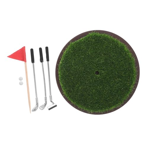 Abaodam 1 Set Miniatur-Golf-Set: Puppenhaus-mini-golfschläger Und Grasmodell, Kinderzubehör Für Szenenmodell-Spielzeug, Pädagogische Werkzeuge Abaodam 1 Set Miniatur-Golf-Set: Puppenhaus-mini-golfschläger Und Grasmodell, Kinderzubehör Für Szenenmodell-Spielzeug, Pädagogische Werkzeuge von Abaodam