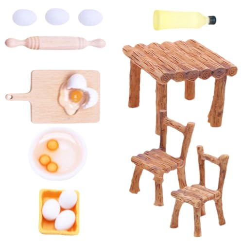 Abaodam 1 Set Miniatur Lebensmittel Und Spielwerkzeuge Spielzeughaus Puppenhausmöbel Mini Puppenhaus Layout Requisite Miniatur Esstisch Kleine Holzstühle Modell Mini Abaodam 1 Set Miniatur Lebensmittel Und Spielwerkzeuge Spielzeughaus Puppenhausmöbel Mini Puppenhaus Layout Requisite Miniatur Esstisch Kleine Holzstühle Modell Mini von Abaodam