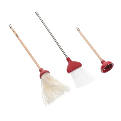 Abaodam 1 Set Miniatur Puppenhaus Badezimmer Reinigungswerkzeuge Mini Mop Besen und Kolben Realistische Puppenhaus Badezimmer Zubehör Miniatur Home Decor Abaodam 1 Set Miniatur Puppenhaus Badezimmer Reinigungswerkzeuge Mini Mop Besen und Kolben Realistische Puppenhaus Badezimmer Zubehör Miniatur Home Decor von Abaodam