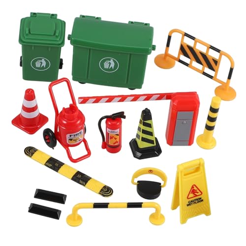 Abaodam 1 Set Miniatur-Verkehrsverkehrsschild pädagogisch für fantasievolles Spielen, realistische Verkehrsbarrikaden und Schilder zum Lernen für Jungen Abaodam 1 Set Miniatur-Verkehrsverkehrsschild pädagogisch für fantasievolles Spielen, realistische Verkehrsbarrikaden und Schilder zum Lernen für Jungen von Abaodam