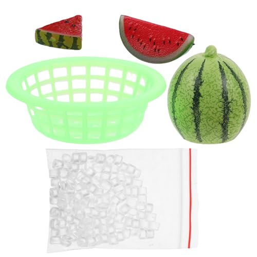 Abaodam Charmantes Mini-lebensmittelmodell Lebensechte Wassermelone Rollenspiel-Spielzeug Für Puppenhaus- -Party Abaodam Charmantes Mini-lebensmittelmodell Lebensechte Wassermelone Rollenspiel-Spielzeug Für Puppenhaus- -Party von Abaodam