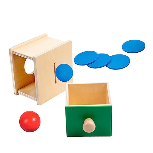 Abaodam 1 Set Münz Drop Box Sensorische Bälle Für Babyspielzeug Für Babys 0–6 Monate Kinder Bildungsspielzeug Motorik Trainingsspielzeug Spielzeug Für Babys 6–12 Monate von Abaodam