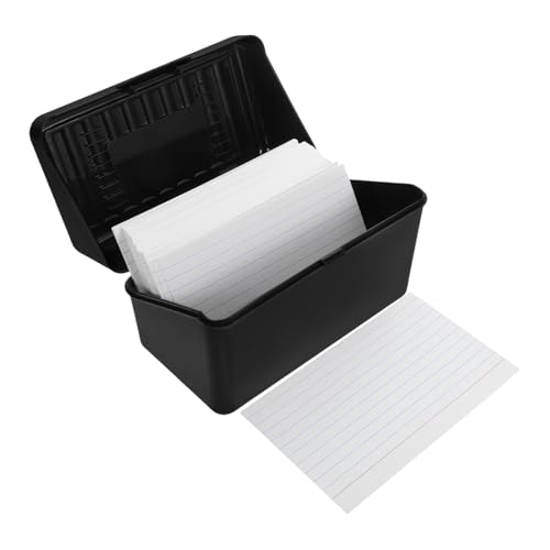 Abaodam 1 Set Multifunktionale Karteikartenhalter Box Mit Linierter Memokarte Karteikartenbox Memohalter Für Büro Schule Notizkarten Organizer Abaodam 1 Set Multifunktionale Karteikartenhalter Box Mit Linierter Memokarte Karteikartenbox Memohalter Für Büro Schule Notizkarten Organizer von Abaodam