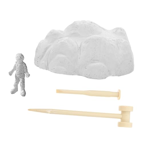 Abaodam 1 Set Mummy Modell Wohnkultur Antike Figuren Mummy Statuen Ornament Halloween Dekorationen Antikes Halloween Mummy Weißes Harz von Abaodam