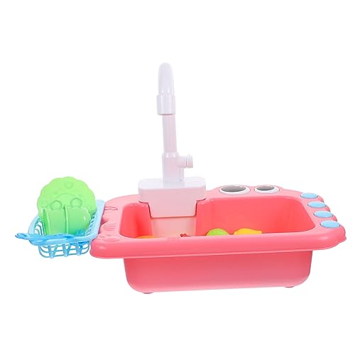 Abaodam 1 Set Nachahmung Geschirrspüler Spielen Elektrisch fließendes Wasser Spüle für Küche Spielzeug für Eltern Interaktion Sicheres ansprechendes Wasserspielerlebnis von Abaodam