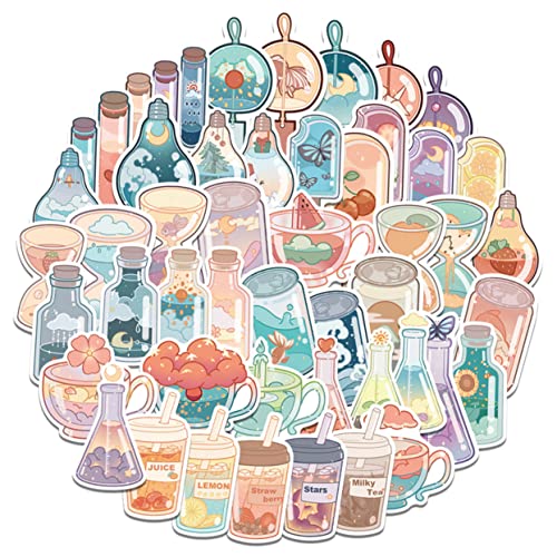 Abaodam 1 Set Notizbuchaufkleber Spülmaschinenfest Künstliche Nägel Wasserfeste Aufkleber Smoothie Faltbare Untersetzer Gießen Klebeaufkleber Plakette Spülmaschinen Stecktafeln von Abaodam