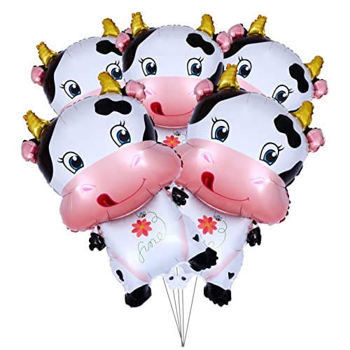 Abaodam 1 Set Ochsen-Luftballons aus Aluminiumfolie für das Jahr der Party, Geburtstag, Feiern, Jahresdekoration, kreative Cartoon-Kuh-Form für festliche Atmosphäre Abaodam 1 Set Ochsen-Luftballons aus Aluminiumfolie für das Jahr der Party, Geburtstag, Feiern, Jahresdekoration, kreative Cartoon-Kuh-Form für festliche Atmosphäre von Abaodam