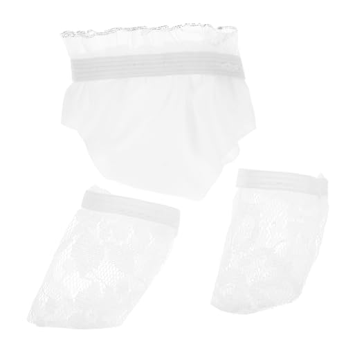 Abaodam 1 Set Plüschpuppenzubehör Weiche Puppenunterwäsche Und Socken Aus Baumwolle 20 cm Süße Puppenkleidung Babypuppen Outfit Für Rollenspiele Und Fantasievolles von Abaodam