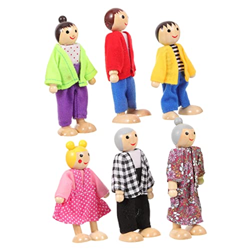 Abaodam Holzfiguren Puppenhaus 1 Set Puppen Familie Miniatur Figuren Spielset Bewegliche Puppen Für Ideal Für Puppenhaus Und Fördert Kreatives Und Fantasie Puppenhaus Spielzeug Set Abaodam Holzfiguren Puppenhaus 1 Set Puppen Familie Miniatur Figuren Spielset Bewegliche Puppen Für Ideal Für Puppenhaus Und Fördert Kreatives Und Fantasie Puppenhaus Spielzeug Set von Abaodam