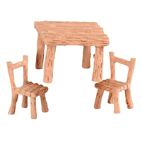 Abaodam 1 Set Puppenhaus Dekoration Schreibtisch Esel Künstliches Moos Zur Dekoration Kunststämme Küchenpinzette Moos Hochstuhl Pfanne Dekorieren Kunstharz von Abaodam