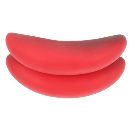 Abaodam 1 Set Requisiten Zur Behandlung Von Menschen Durchsichtiges Seltsames Klebriger Balsam Fledermaus Gadgets Streichrohr Gummirassel Witz Schleifkappe Stirnband von Abaodam