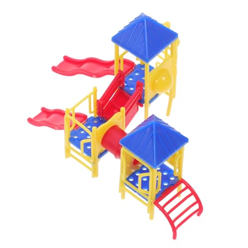 Abaodam 1 Set Rutschenmodell Magnetische Fliesen Sandspielzeug Miniatur Spielplatzdekor O Bälle Babyschmuck Spielplatzspielzeug Für Puppenhaus Ornamente Kleine Spielplatzmodelle von Abaodam