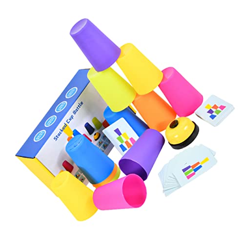 Abaodam 1 Set Schlacht Tasse Spiel Pädagogisches Pädagogisches Stapeln Pp von Abaodam