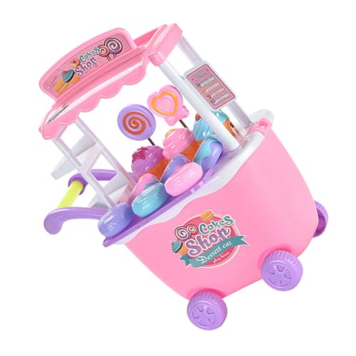 Abaodam 1 Set Simulation Eiswagen für DIY Süßigkeiten Trolley Spielset mit Macarons Eiscreme pädagogisches Pretend Play für Jungen fördert Ordnung Kreativität Abaodam 1 Set Simulation Eiswagen für DIY Süßigkeiten Trolley Spielset mit Macarons Eiscreme pädagogisches Pretend Play für Jungen fördert Ordnung Kreativität von Abaodam