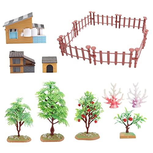 Abaodam 1 Set Farm Ranch Modell Spielzeug Pretend Kinder Spielzeug Modell Schmuck von Abaodam