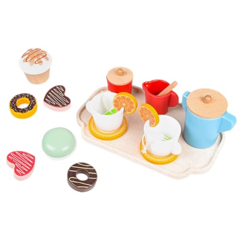Abaodam 1 Set Simuliertes Teeservice Mädchenspielzeug Kinderspielzeug Mini Ornamente Für Puppenhauszubehör Mädchenspielzeug Miniaturmöbel Miniatur Dessert Miniatur Geschirr von Abaodam