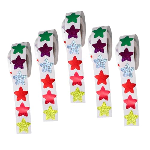 Abaodam 1 Set Stern Nagelaufkleber Massenaufkleber Ermutigungs Und Belohnungsaufkleber Druckaufkleber Dekoraufkleber Kleine Aufkleber Inspirierende Aufkleber Belohnungsaufkleber von Abaodam
