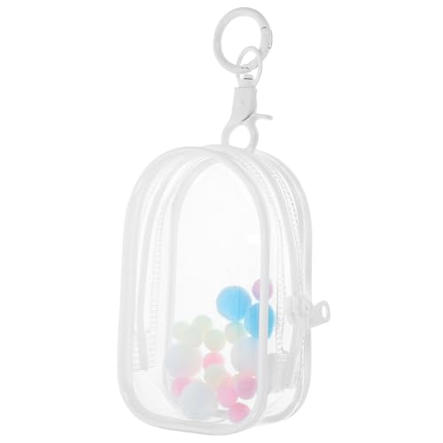 Abaodam 1 Set Transparente Puppen Aufbewahrungstasche Mit Schlüsselanhänger PVC Doll Hanging Bag Klare Figuren Präsentationstasche Mit Schnappverschluss Ideal Für Puppensammler Abaodam 1 Set Transparente Puppen Aufbewahrungstasche Mit Schlüsselanhänger PVC Doll Hanging Bag Klare Figuren Präsentationstasche Mit Schnappverschluss Ideal Für Puppensammler von Abaodam