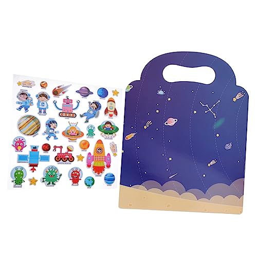 Abaodam Pädagogisches Stickerbuch Für Kinder Blasenaufkleber Wiederverwendbare Sticker Für Kleinkinder Perfekt Als Dekoration Für Zuhause Und Den Kindergarten von Abaodam
