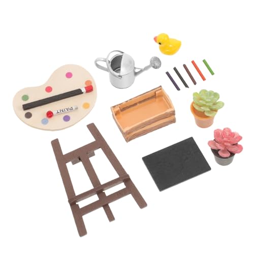 Abaodam 1 Set Zeichenwerkzeug Modell Kleine Hausdekoration Winzige Häuser Winzige Häuser Kleines Puppenhaus Zubehör Puppenhaus Miniatur Modell Mini Requisiten Mini von Abaodam