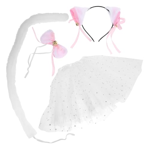 1 Set bezauberndes Katzenohren-Stirnband mit und für Frauen, Cosplay-Set für Partys für Halloween und Kostümveranstaltungen 1 Set bezauberndes Katzenohren-Stirnband mit und für Frauen, Cosplay-Set für Partys für Halloween und Kostümveranstaltungen von Abaodam