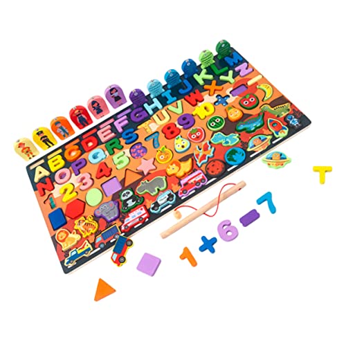 Abaodam 1 Set buntes Lernpuzzle für frühes Lernen für Jährige und Jungen, verbessert die Koordination, Gehirnentwicklung von Abaodam